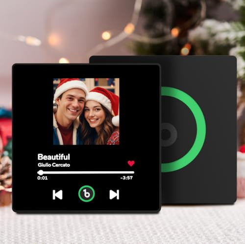 Personalisierter Spotify Fotomagnet Personalisierte Album Musik Kühlschrankmagnet Sich Selbst Gestalten Spielen Lider Weinachten Jahrestag Dekoration Geschenke für Freundin Freund Paar