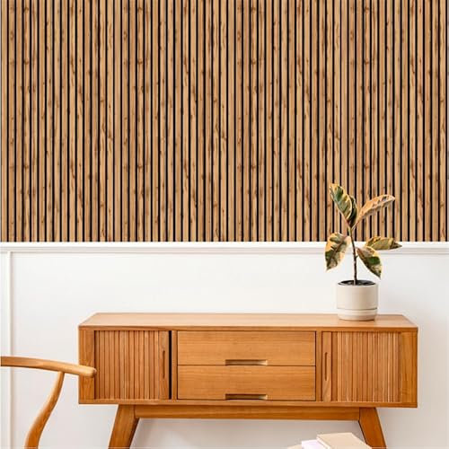 Grace Baltic Wandpaneele aus MDF, Akustikpaneele, Innenwanddekoration, Wandtattoo, Material MDF, 3D, 0,81 m², 135 cm x 60 cm x 1 cm, Dicke (04)