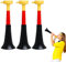 Riisoyu Vuvuzela Lot de 3 trompettes en plastique très bruyantes - Cornes pliables pour les fans de football - Stade et fêtes sportives