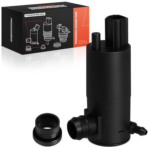 Frankberg Scheibenwaschpumpe Waschwasserpumpe Vorne 2-Polig 1743149 | Kompatibel mit Sebring Cabriolet JR,Ram 2500 Pick-up DJ DS,Cirrus,PT Cruiser PT,Ram 2500 Pick-up D1 DC DH DM DR,Concorde