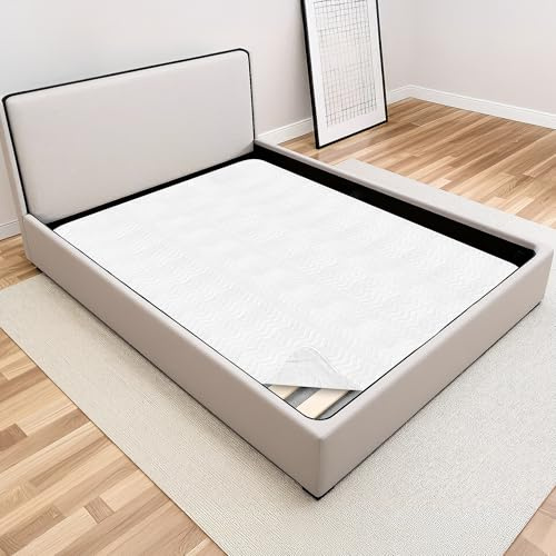 Coprirete Trapuntato Imbottito 190 Grammi Con Laccetti Negli Angoli Proteggi Materasso Polvere Doghe Letto No Umidità Muffa Traspirante Anallergico Antiacaro - Singolo