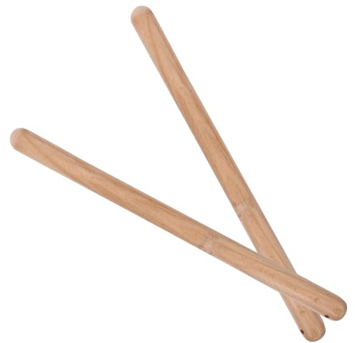Mikikit Baquetas de Madera para Instrumentos de Percusión Respuesta y Diseño Rápido, Ideales para Niños y Adultos en Música Rítmica