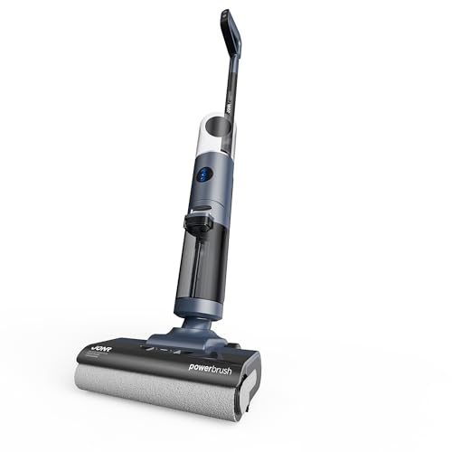 JONR ED 12 Max Aspirapolvere Lavapavimenti Senza Fili (ED 12 Upgrade) – 17000 Pa Potenza di Aspirazione, LCD, Design 180°, Batteria 4000 mAh (40 Min), Autopulizia 70 °C & Asciugatura Rapida(1 pezzo)