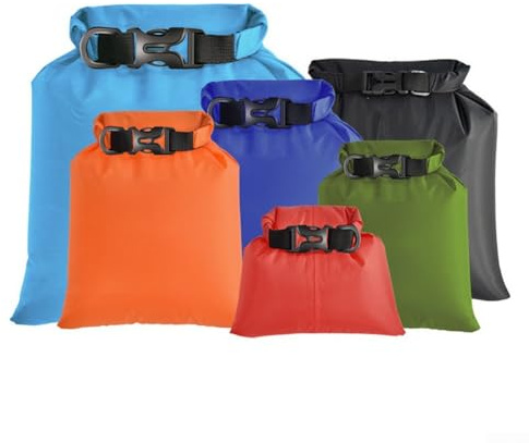 Whychstore 6 wasserdichte Outdoor-Taschen für Kajakfahren, Segeln und Angeln