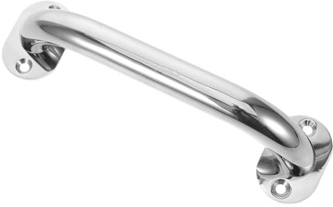 Hohopeti Corrimano Marino in Acciaio Inox 304 Lucidato 200Mm Maniglia di Sostegno Antiscivolo per Barca Vasca da Bagno e Camper Barra di Sicurezza Resistente alla Corrosione per Yacht e