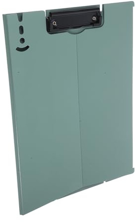 SUPVOX Presse-papiers A4 Vert Foncé en Pp Anti-usure, Porte-documents sur Pied avec Pince Solide pour Bureau et Réunion, Organisateur de Dossiers et Tableaux D'écriture Pratique