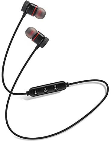 Cocoarm Écouteur Bluetooth, écouteur sans Fil TPE avec Bluetooth 5.0, Casque Intra-auriculaire à Réduction de Bruit, 60 MAh, 4 Heures de Lecture, Portée de 10 M pour la Course à Pied, la Salle de