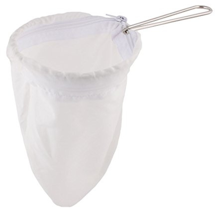 sourcingmap Filtres à Tamis Café Thé en tissu Sac chaussettes Filtre de crépine poignée d'acier inoxydable 5 pouces