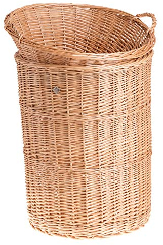 e-wicker 24Présentoir en osier de 2 parties,boite de rangement,support de stockage, support de stockage de pain aux légumes (O51/45 H62)