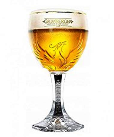 Grimbergen Lot de 6 Nouveaux Verres à bière phénix 25cl 25 cl Neuf