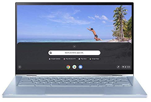 ASUS C433 Full HD 14 Inch Touchscreen ChromeBook Flip, 64GB eMMC Storage, 4 GB RAM, Chrome OS (Renewed)