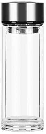 RENSHENKTO 1 pz riutilizzabile viaggio tazza sport acqua bottiglia termica tazza isolata tazza di caffè vetro trasparente 500ml