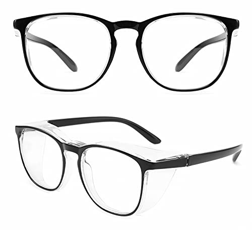 Alsenor Safety Glasses Anti Fog Goggles Protective Eyewear Blue Light Blocking Anti Dust Glasses UV Protection Frame For Men And Women