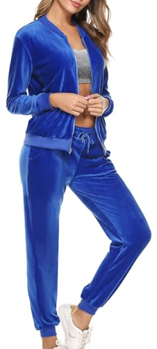 Totatuit Women Long Sleeve Velour Tracksuit Lounge Wear Full Sets Winter 2 | Casual Wear, Autumn Winter Wear