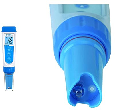 Apera Instruments PH60 Premium pH-Meter (Genauigkeit pH ±0,01, pH -2,0-14,0), Standard Glaselektrode & PH60-E pH-Elektrode, Ersatz für PH60 pH-Meter kompatibel mit PH60, PH60S, PH60F, PC60, AI1201