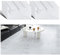 VEELIKE Piastrelle Adesive Pavimento Marmo Bianco Piastrelle Adesive Bagno Impermeabile Mattonelle Adesive Cucina Pavimento PVC Adesivo Adesivi per Piastrelle Pavimento Garage 60cm x 30cm 12 Pezzi