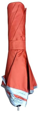 Eclipse - Sombrilla de playa plegable, perfecto para viaje, moto, mochila.. 1KG, 39CM cerrado -134 Ø, UPF30 (Naranja)