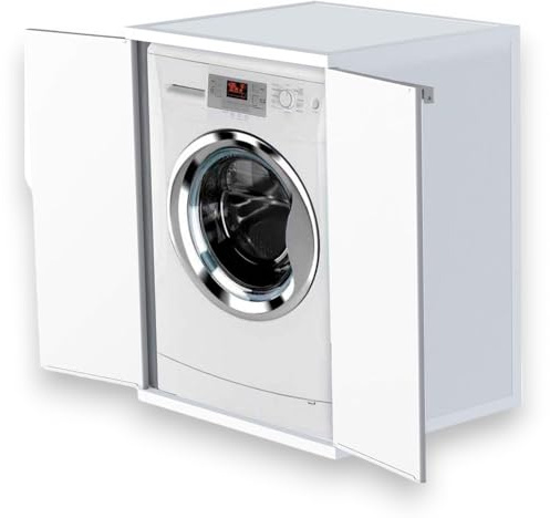 Mobile armadietto in resina a 2 ante copri lavatrice 68,5x64,5x88h cm