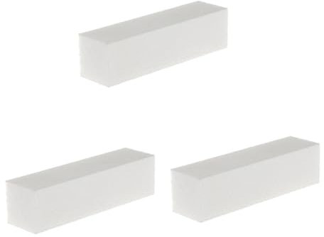 Healeved 30stücke Nagelbuffer Schleifblock Maniküre Pediküre Werkzeuge Weiße Schwammfeilen Für Fingernägel Und Zehennägel Langlebig Und Waschbar Für Professionelle Und Private