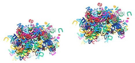 Alipis 12000stücke Bunte Buchstaben-papierconfetti Für Hochzeiten Und Geburtstagsfeiern Romantische Tischdekoration Und -zubehör