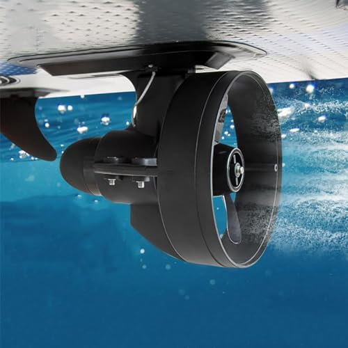Elektrisch motorisierte Flossen-Batterie, elektrische Flosse für Stand-Up-Paddle-Board und Surfbrett, 12 V wiederaufladbarer Flossenmotor für Longboard, Kajak und SUP
