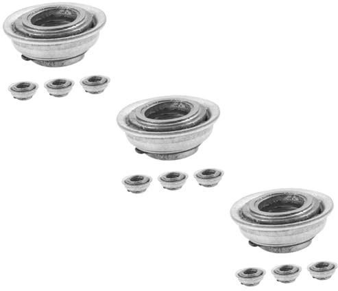 Healvian 3sets Wheelchair Wheel Bearings Walker Fork Stem Ball Bearings Easy Install Parts 4pcs*3