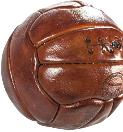 Terrapin Trading Ltd Clinic du Ballon Pallone da calcio 100% fatto a mano della Coppa del Mondo 1930 Uruguay, in pelle, misura 5
