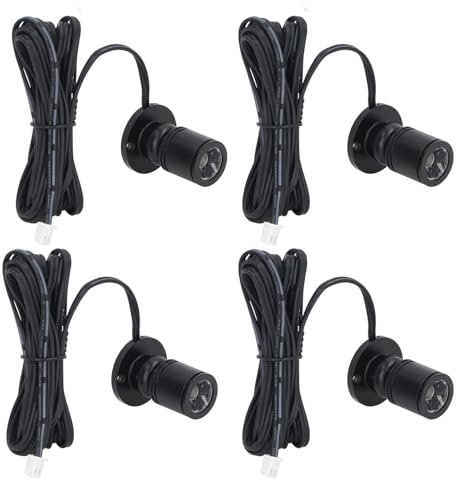 Ejoyous SPELLAGES SPELLES SPELLES LED, 4 Pièces Plafon D'aluminium Spotlight Plafond Places de Plafond USB RADIATEUR USB 5V APPRIS (Lumière chaude)