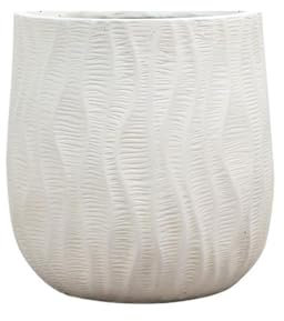 Maceta Interior Macetas de 11,8 pulgadas for plantas de interior, maceta grande con orificios de drenaje for plantas de jardín de interior y exterior (marrón/blanco) Jardineras Exterior(Blanco)