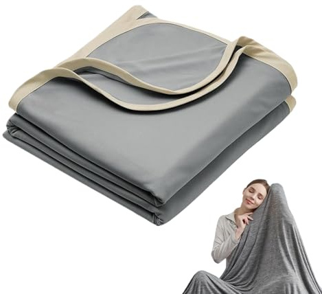 Generico Coperta Rinfrescante per chi soffre il caldo | Coperta da o Divano - Coperta Doppia Faccia per Sudorazione Notturna e Viaggi