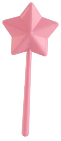 Asixxsix Salero y Pimentero Varita Mágica, Plásstico Lindo y Práctico Dispensador de Sal Pimienta con Forma de Pentagrama, Accesorios de Cocina para Halloween NaviDad (PINK)