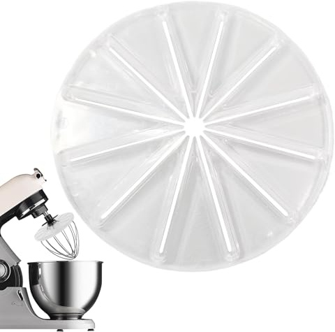 Paraspruzzi per ciotola, 14,5 cm, in termoplastica, paraspruzzi da cucina, raschietto per robot da cucina, cottura e cottura, 14,5 x 14,5 x 0,5 cm