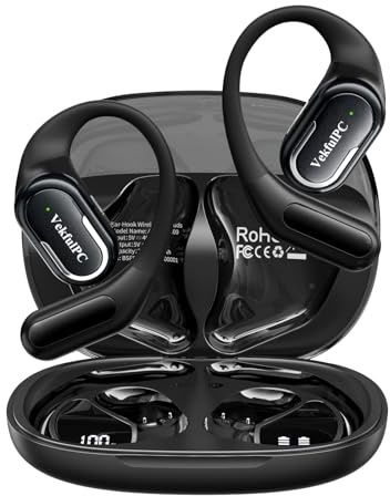 Ecouteurs Bluetooth sans Fil Open Ear Sport IPX5 40H pour iPhone Android