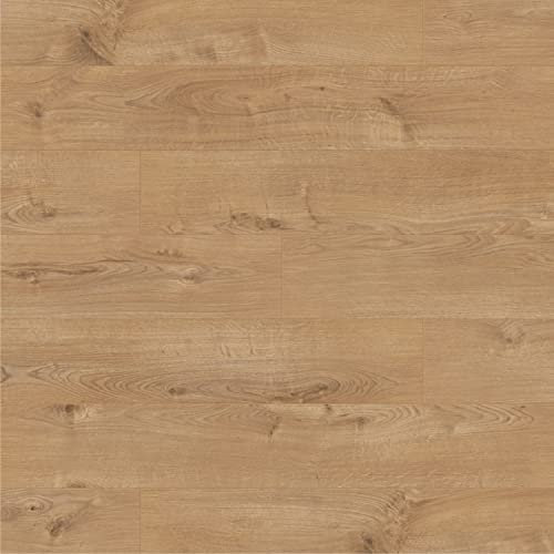 Laminatboden Cottage mit V4 Fuge in Landhausdielenoptik 7 mm Stark, Klicksystem, Nutzungsklasse AC3/31 - Format: 1285 x 192 x 7 mm - Sie kaufen 1 m² (Laminatboden | 1 m², Studio Oak)