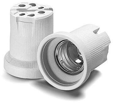 Hydroplanete – Fassung E40 Keramik für Leuchtmittel mit Entladungsfunktion HPS/MH (Natrium Hallogenure metallisch)