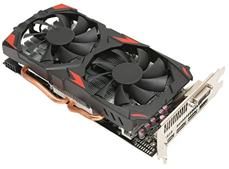 RX 580 Graphics Card 256bit 8GB GDDR5 Gaming Graphics Card with Dual Cooling Fans, 16 PCI Express 3.0 DP, HDML, DVI Plug and Play Computer Graphics Cards