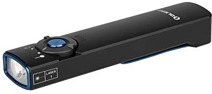 OLIGHT Arkfeld EDC Taschenlampe, 1000 Lumen, wiederaufladbare LED-Taschenlampe mit grünem Strahl und weißem Licht, superdünne Bauweise mit Clip, Schwarz