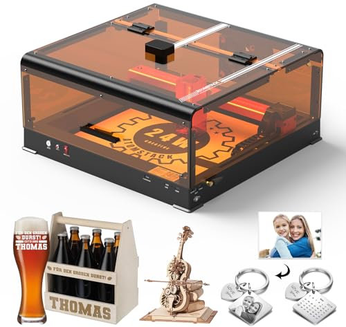 ATOMSTACK A24 Pro 24W Optischer Laser graviermaschine 20-24W Power Laser All-in-One Graveur mit B3 Kasten Pinpoint Kamera