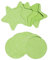 Revolution SKin, Cellulose Facial Sponges, Spugne Viso in Cellulosa Riutilizzabili, Rimuovono il Trucco, Confezione da 10