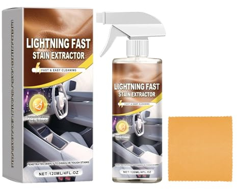 Generico Spray Detergente Interni Auto,Prodotto per La Pulizia Auto | Detergente per Sedili in Pelle | per Viaggiatori Professionisti Camion Berline Sedili Pelle Cruscotto Volante Porte Interni