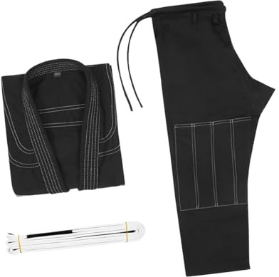 QLECXZI Professional Tailoring Brazilian Jiu Jitsu Gi Waist Belt | Lightweight Jiu Jitsu Suit Gear For Children Brazilian Gi Tournament Kimono Uniforms