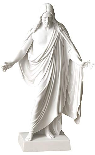 Deseret Book Belosol Christus - Estatua (30,5 cm), diseño de Jesucristo, Color Blanco