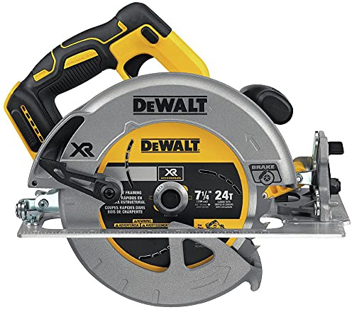 DEWALT 20V MAX Circular Saw Cordless with Brake, 7-1/4 Inch, Tool Only (DCS570B)