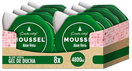 Moussel Gel de Ducha Purificante con Aloe Vera 600ml - Pack de 8