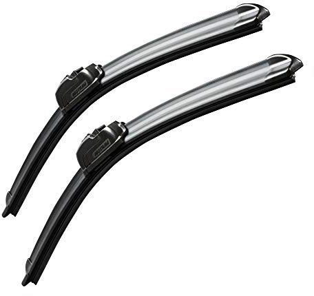 MOTIUM OEM QUALITY Premium All-Season Windshield Wiper Blades (17+17 (pair for front windshield))