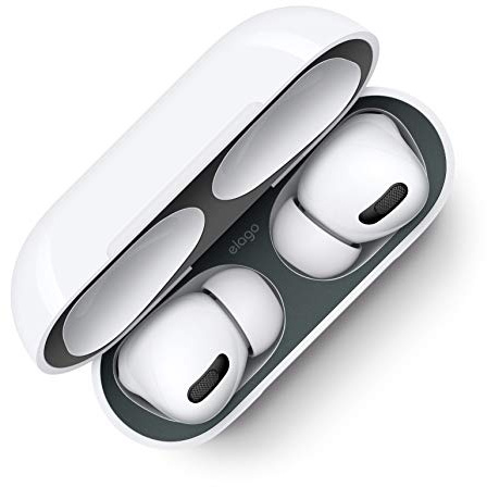 elago Staubschutz für AirPods 3 | staubdicht, Schutz vor Metallstaub (Dunkelgrau)