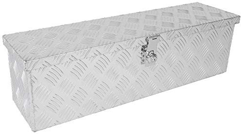 Deichselbox Staukasten Staubox Werkzeugkasten Truckbox aus Aluminium Riffelblech B 790 x H 220 x T 210 mm LKW Expeditionsfahrzeug Wohnmobil Anhänger ohne Befestigungsmaterial