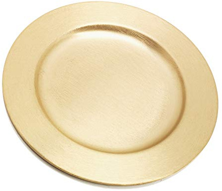 NKlaus Kerzenteller kerzenteller Gold, für Kerzen, Aluminium, 1 Stück | Stärke: 0,5cm; Durchmesser: 14cm; Gewicht: 0,1kg; Ø 14cm; 0,1kg; 0,5cm; kerzenuntersetzer
