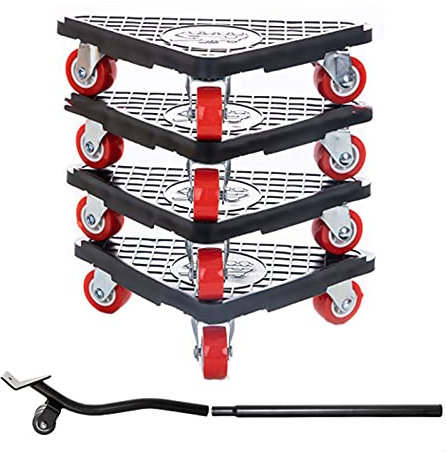 Aocet Deplace Meuble a Roulette, Deplace Meuble Lourd sans Effort, Lève-Meuble, Déplacement Meubles Lourds, Poulie en Caoutchouc + Tapis Antidérapant, Max: 1300kg (Size : Load Capacity: 700kg)