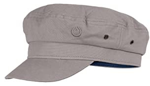 MADSea Unisex Canvas Elbsegler Schirmkappe Schirmmütze, Farbe:grau, Größe:M